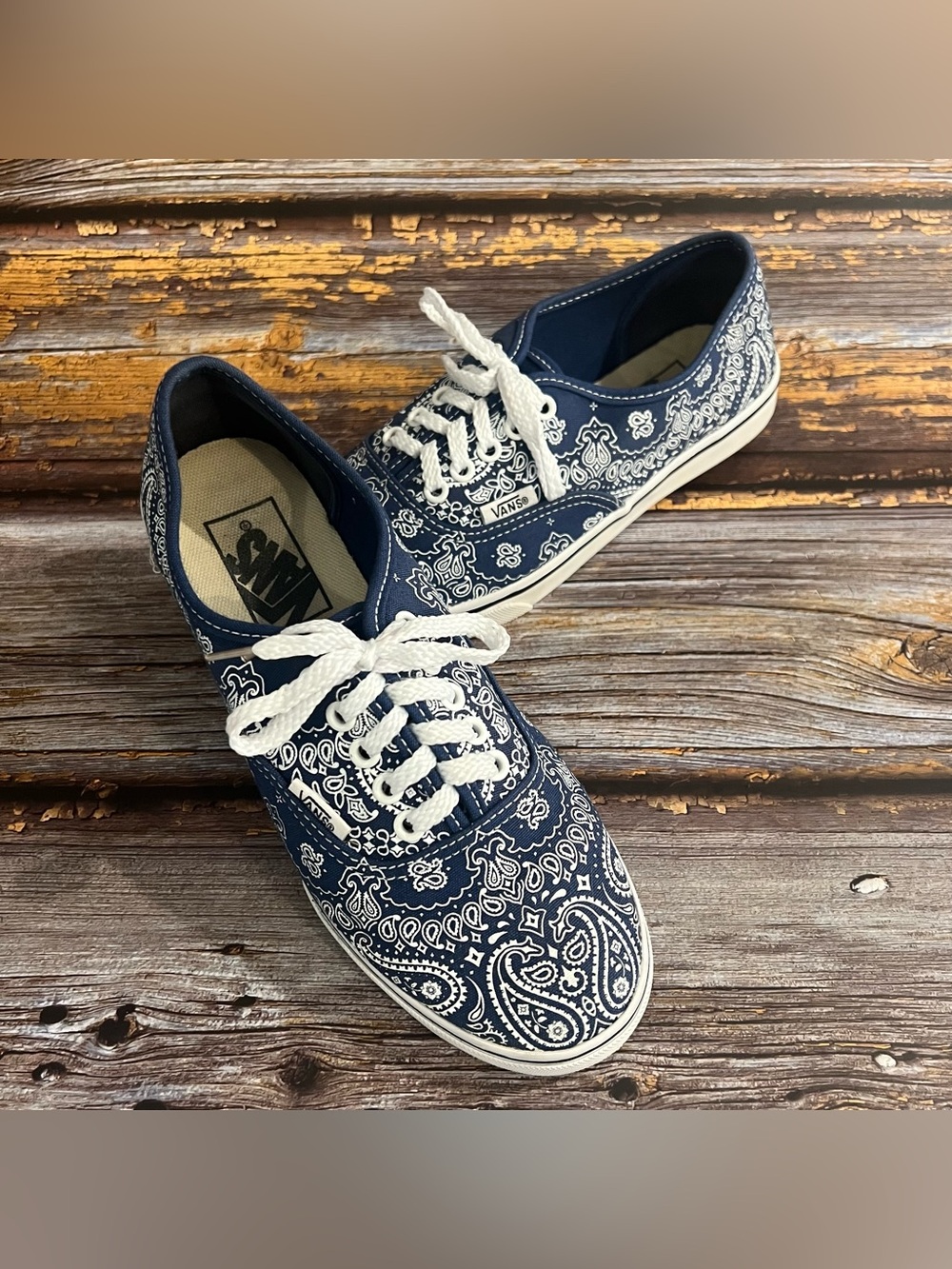 Vans Off The Wall Van Doren Bandana Unisex Skate Shoes Sneakers